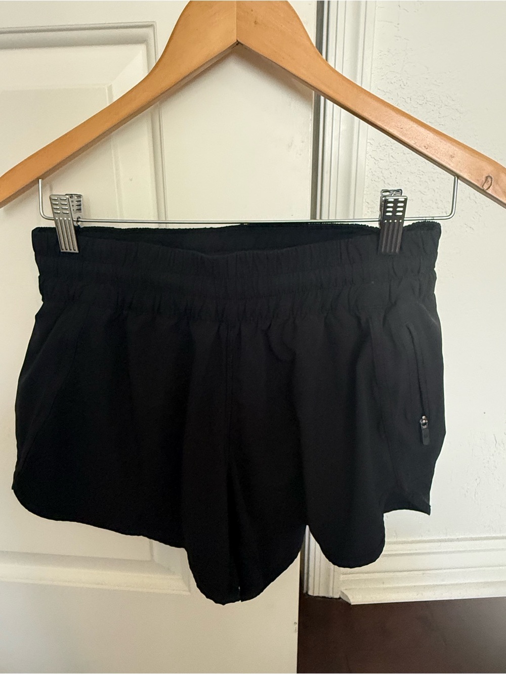 lululemon athletica Black Athletic Elastic-Waist Shorts